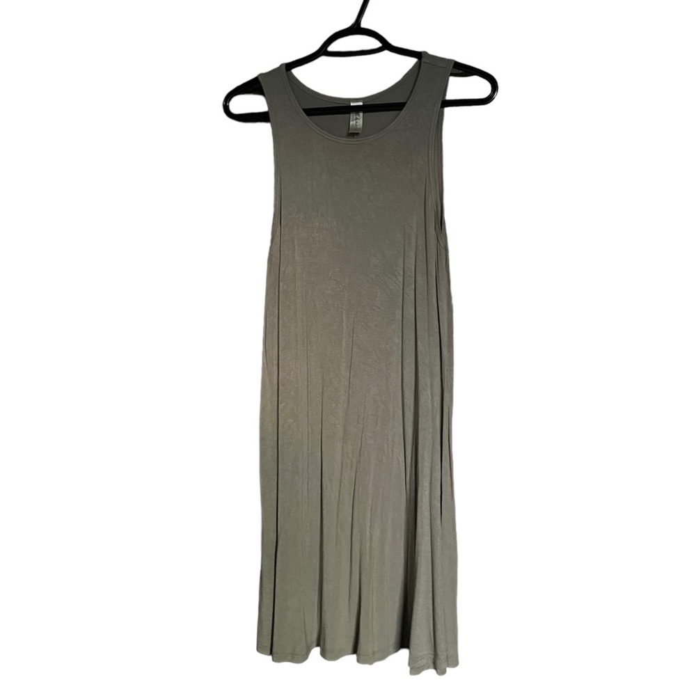 Mahina Olive Green Sleeveless Dress